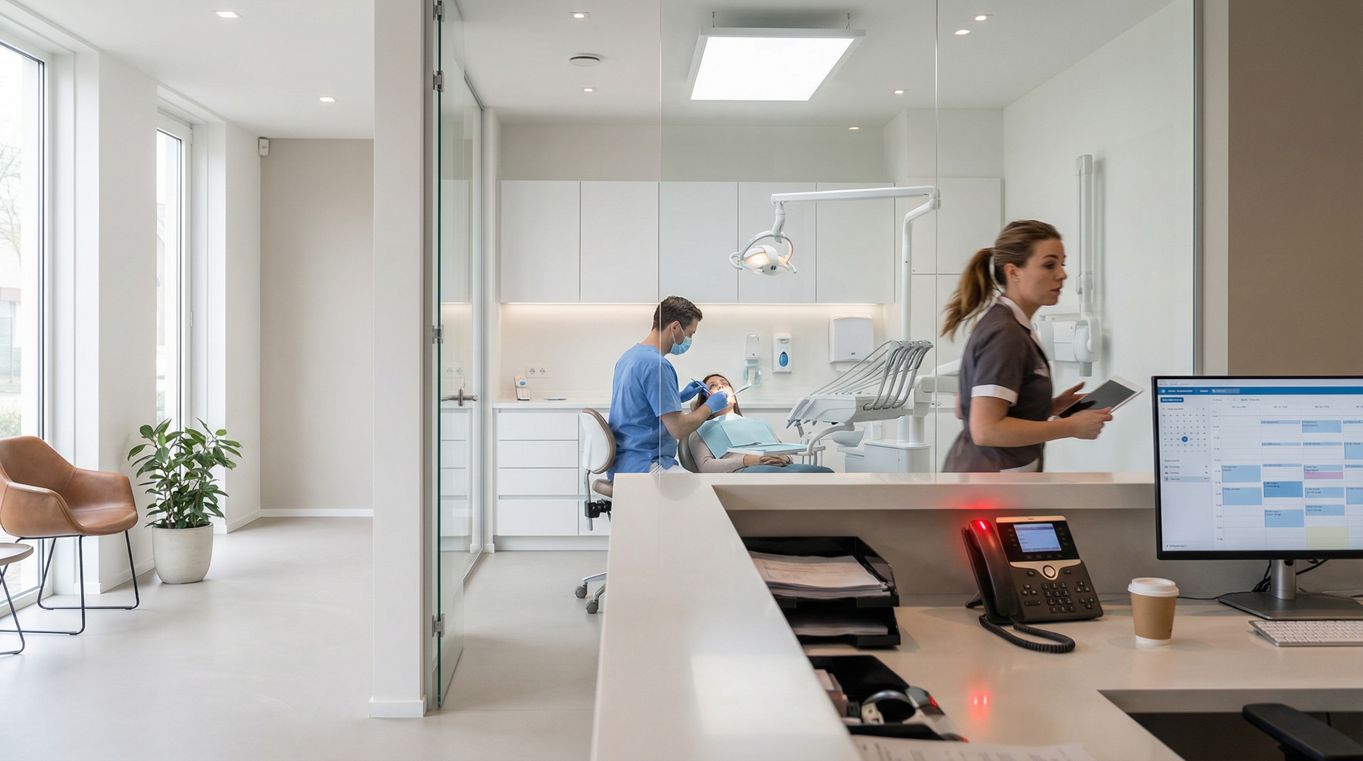 Current situation in a busy dental practice